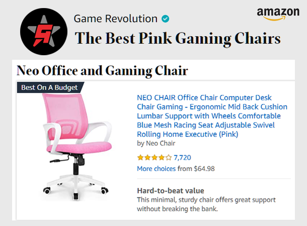 The Best Pink Gaming Chairs