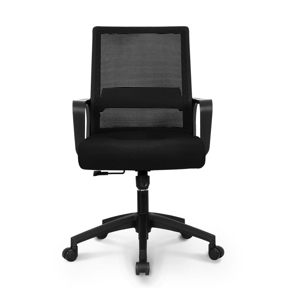 801 black frame mesh office chair
