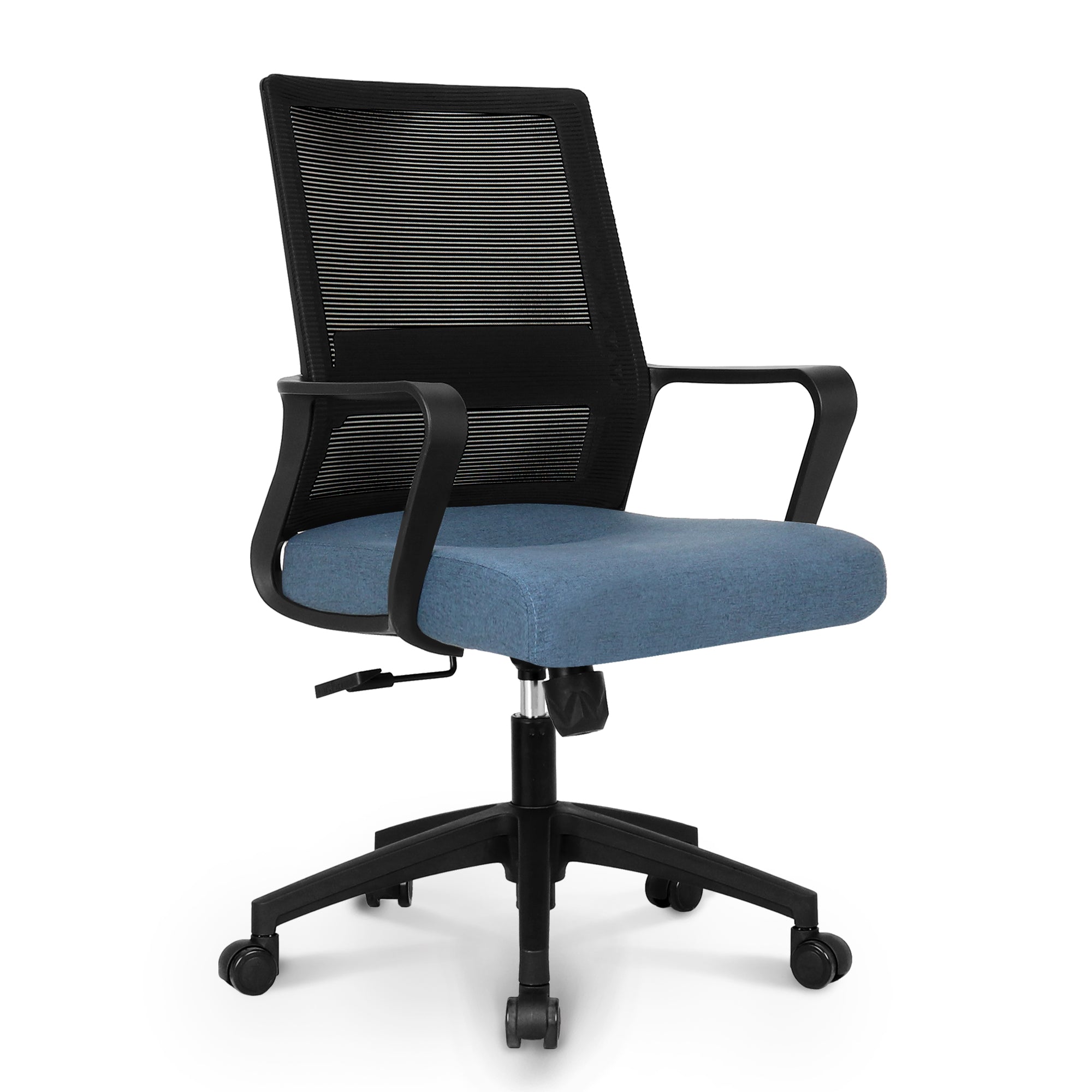 801 black frame mesh office chair