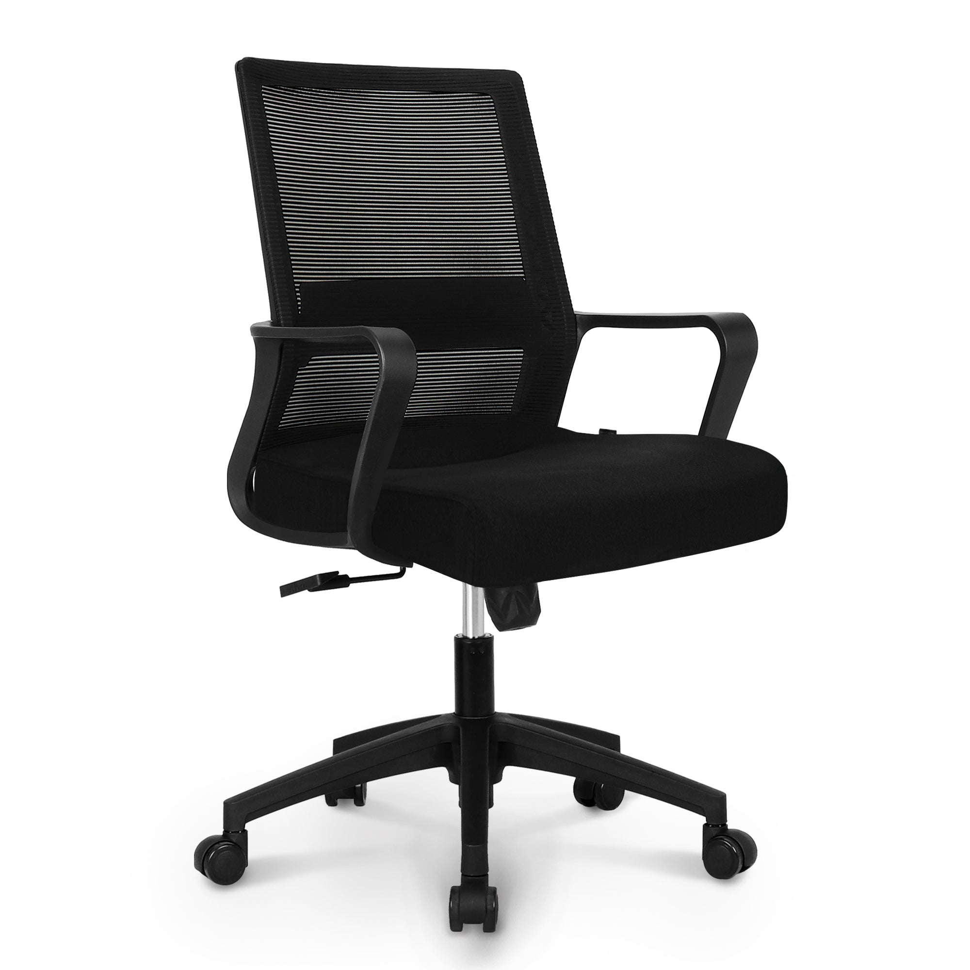 801 black frame mesh office chair
