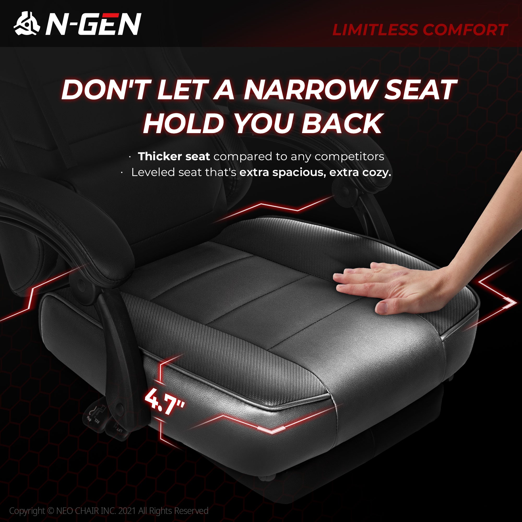 N-GEN Citus Black (N1-CTS-BK) Neo Chair Gaming Chair 159.98 Neo Chair