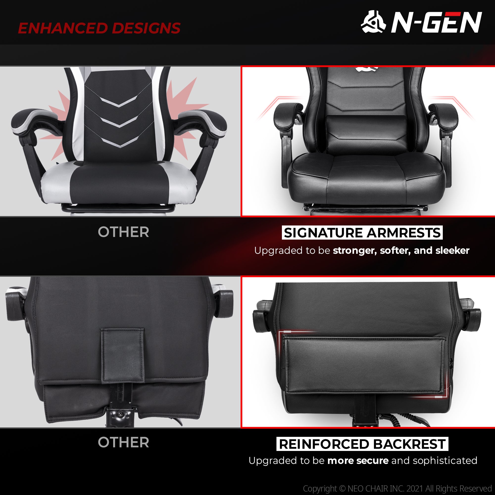 N-GEN Citus Black (N1-CTS-BK) Neo Chair Gaming Chair 159.98 Neo Chair