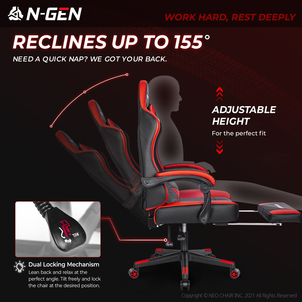 N-GEN Citus Red (N1-CTS-RD) Neo Chair Gaming Chair 169.98 Neo Chair