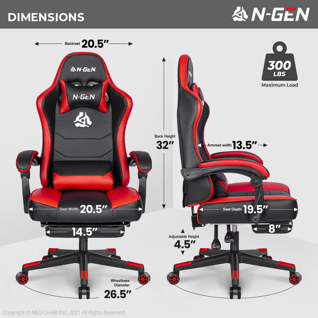 N-GEN Citus Red (N1-CTS-RD) Neo Chair Gaming Chair 169.98 Neo Chair
