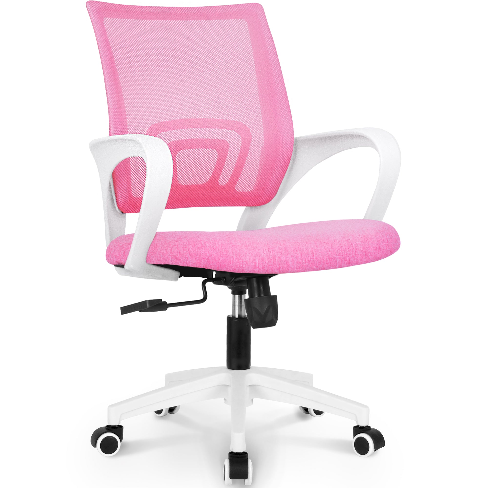 CPS white frame mesh office chair