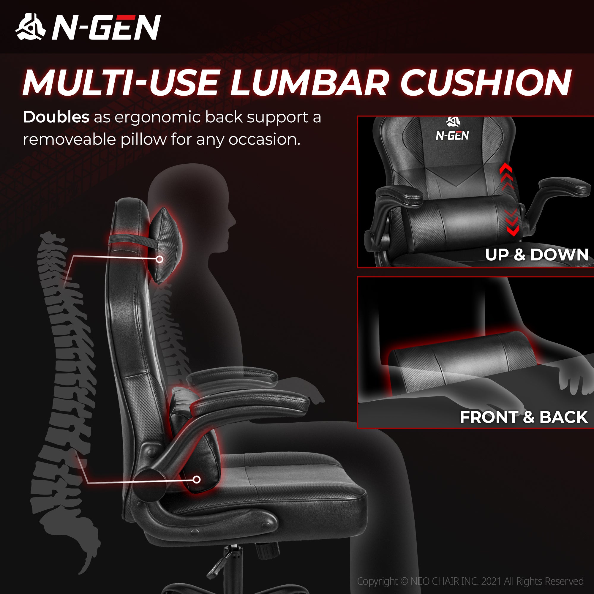 N-GEN Levis Black (N1-LVS-BK) Neo Chair Gaming Chair 119.98 Neo Chair