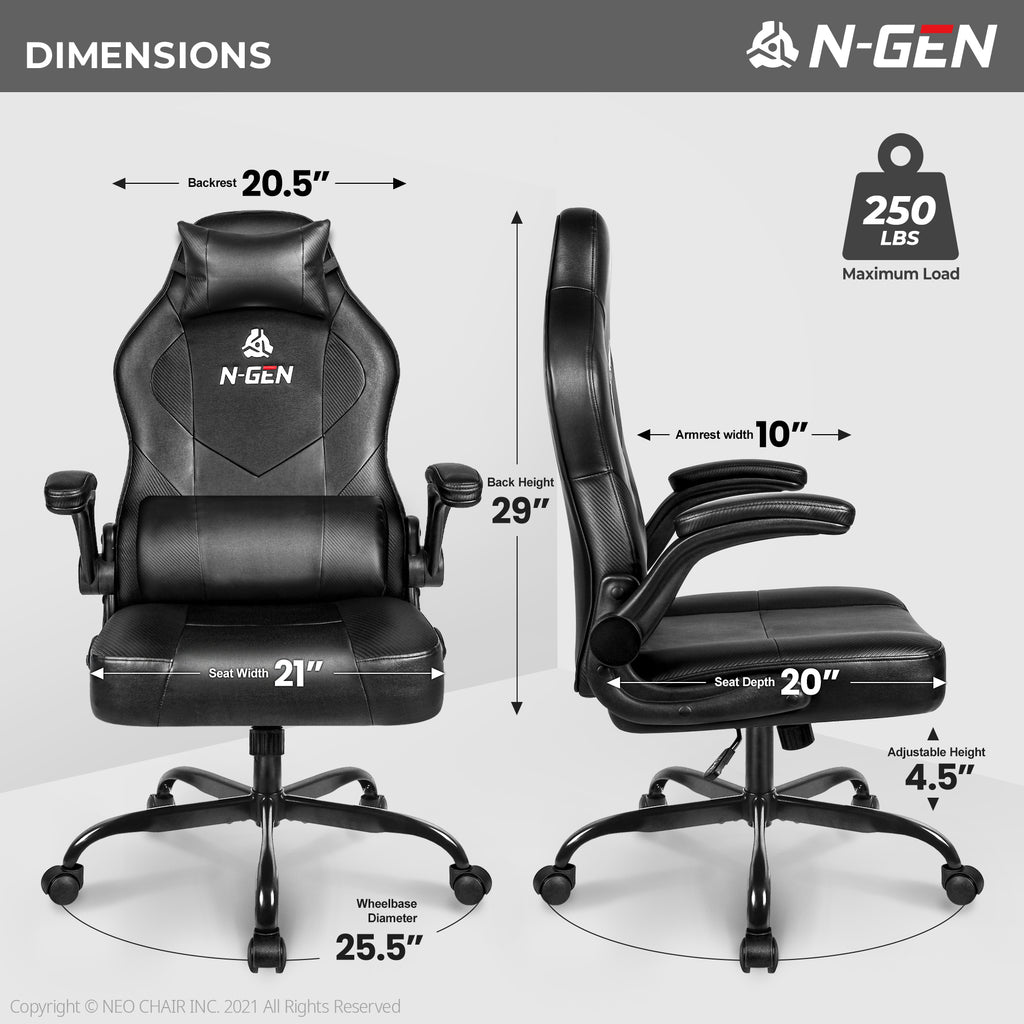 N-GEN Levis Black (N1-LVS-BK) Neo Chair Gaming Chair 119.98 Neo Chair