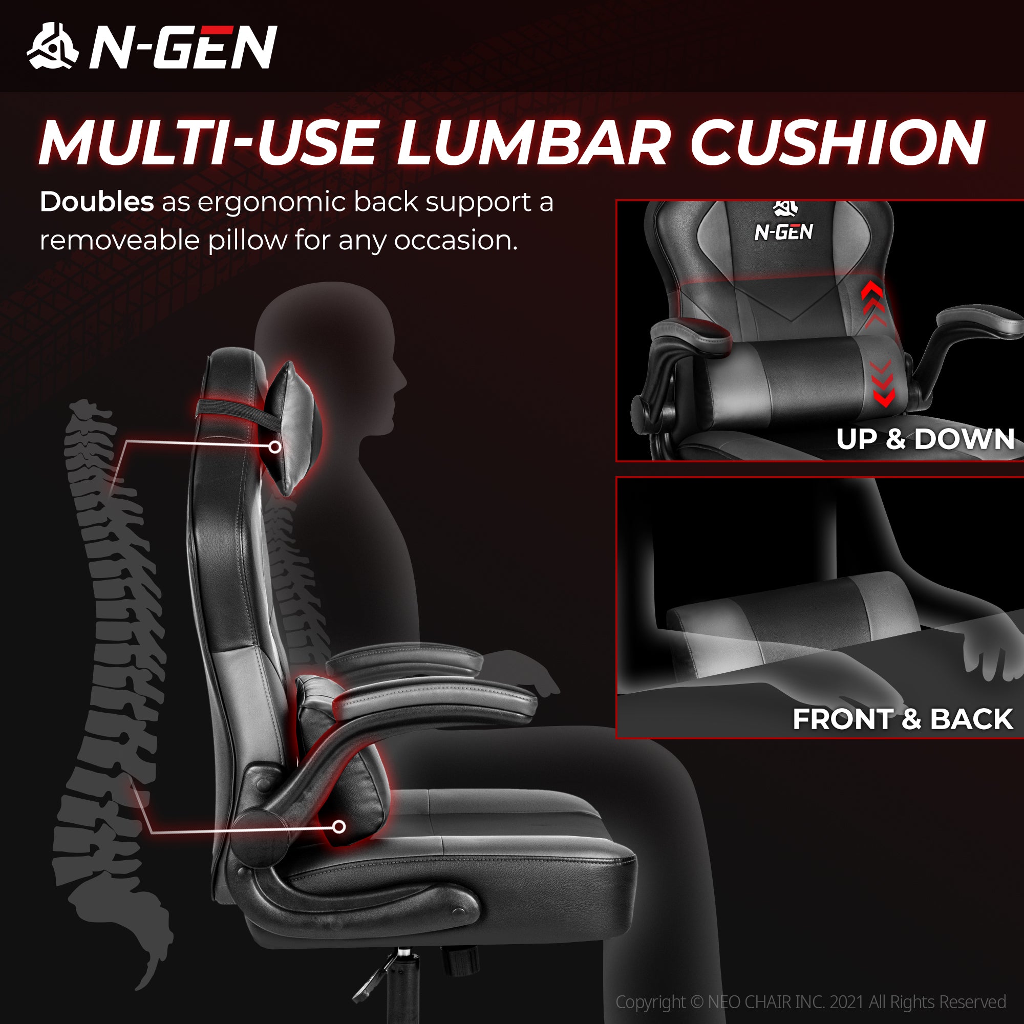 N-GEN Levis Gray (N1-LVS-GY) Neo Chair Gaming Chair 129.98 Neo Chair