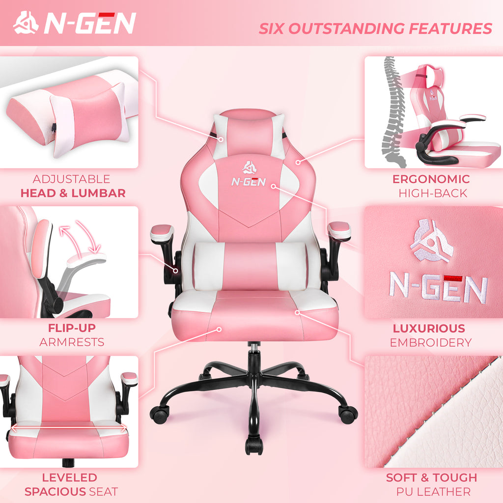 N-GEN Levis Pink (N1-LVS-PK) Neo Chair Gaming Chair 139.98 Neo Chair