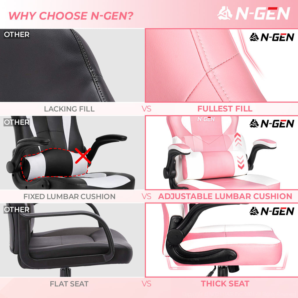 N-GEN Levis Pink (N1-LVS-PK) Neo Chair Gaming Chair 139.98 Neo Chair