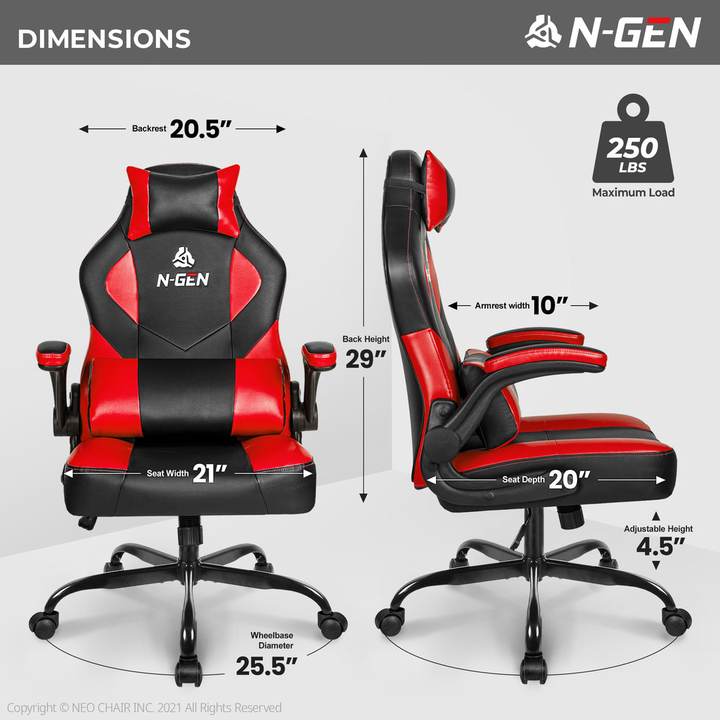 N-GEN Levis Red (N1-LVS-RD) Neo Chair Gaming Chair 129.98 Neo Chair