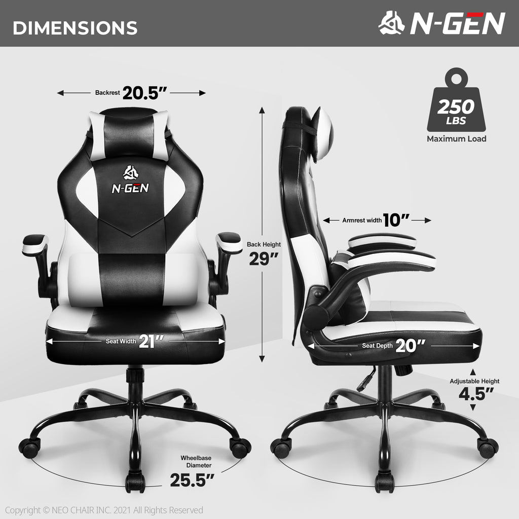N-GEN Levis White (N1-LVS-WH) Neo Chair Gaming Chair 129.98 Neo Chair