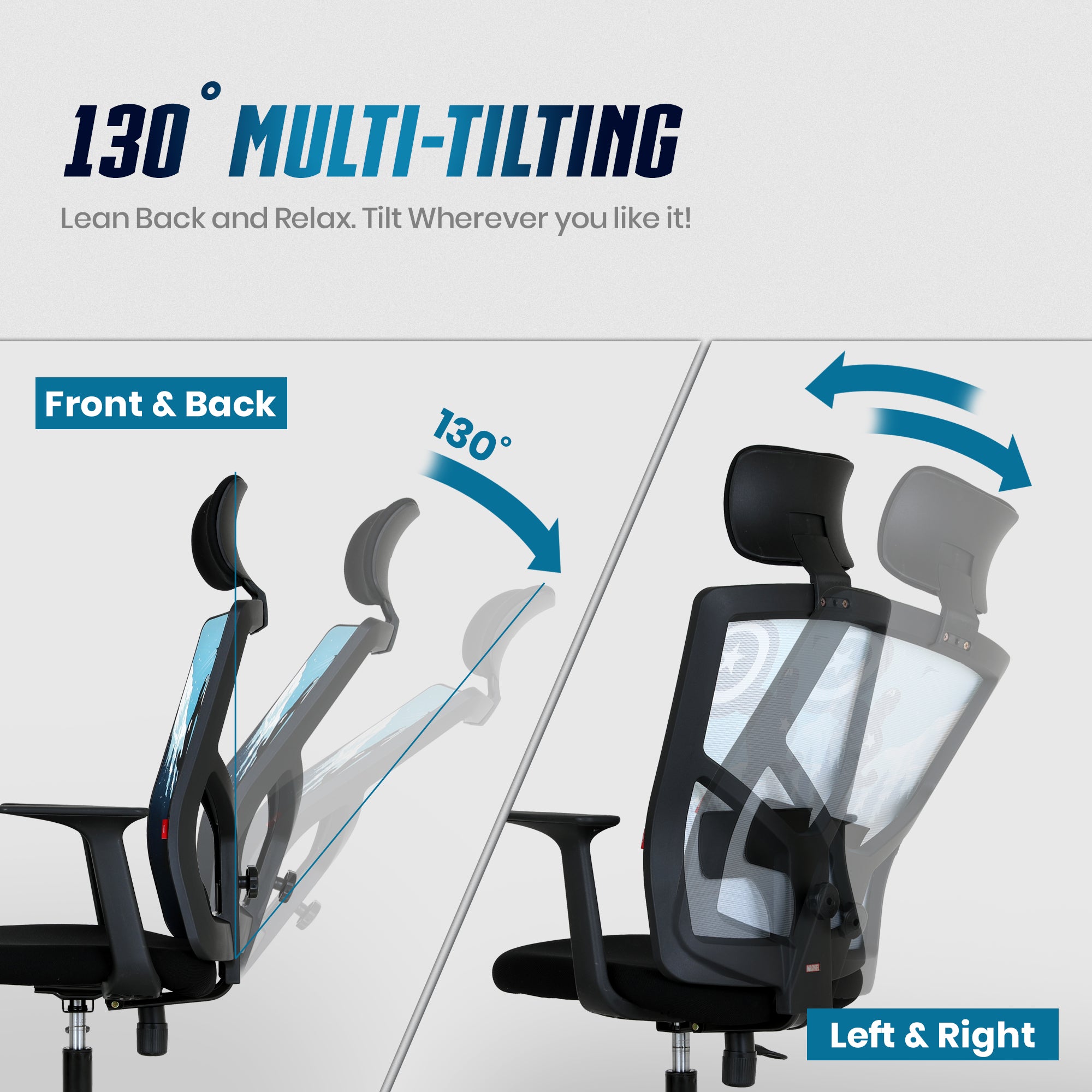 MK10 Captain America Edition [Headrest Ver.] (MV-M10H-CA) Neo Chair Office Chair 99.98 Neo Chair