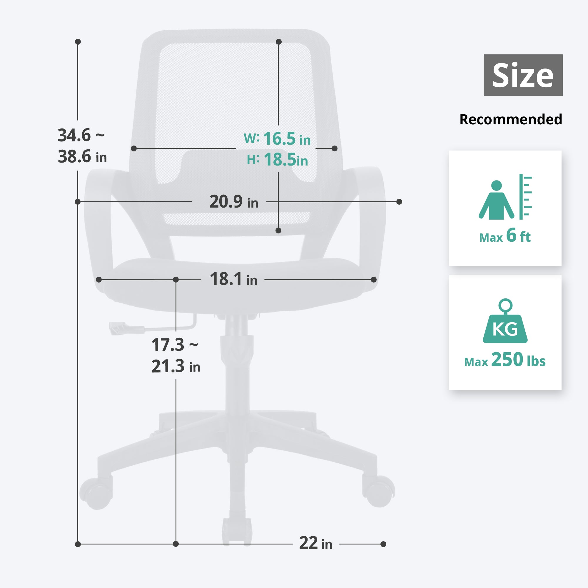 MB5 Black (MS-M28B-BK) Neo Chair Office Chair 59.98 Neo Chair