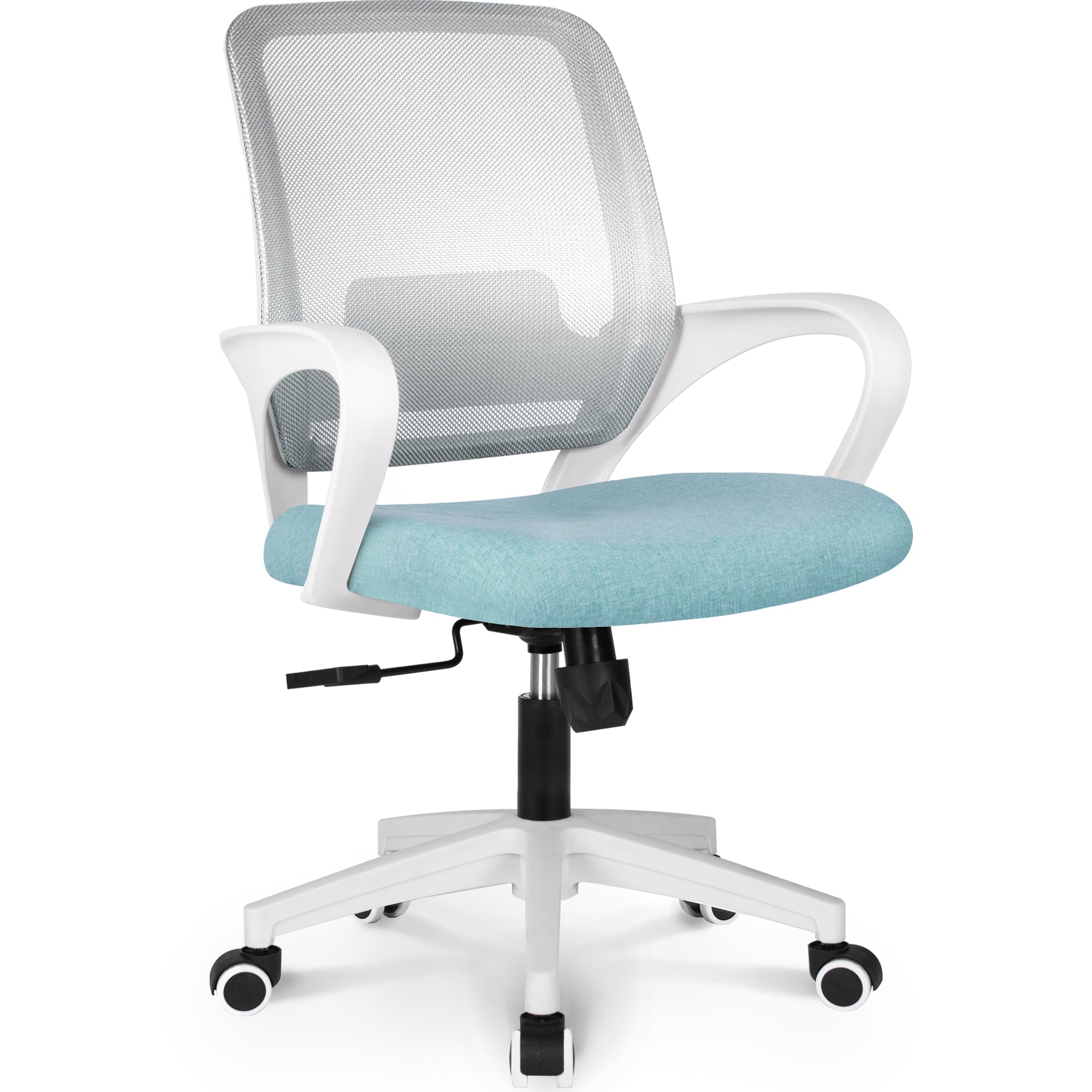 M28 white frame mesh office chair