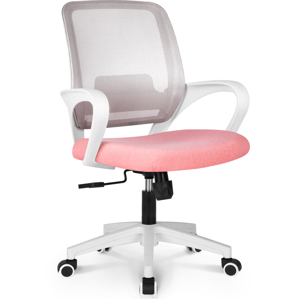 M28 white frame mesh office chair