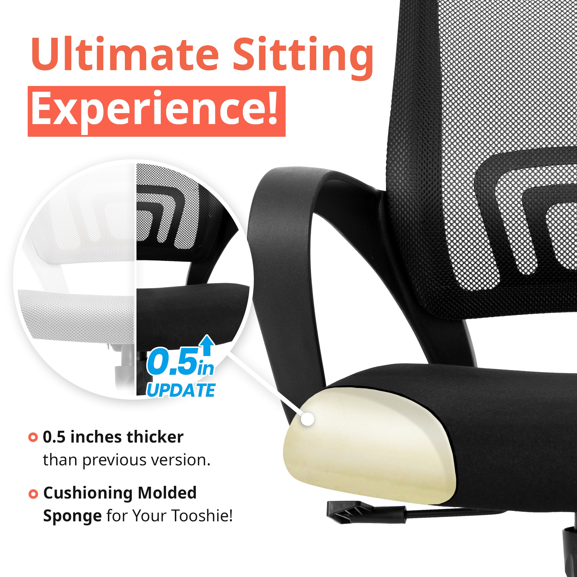 MB3 Black (MS-CPSB-BK) Neo Chair Office Chair 63.98 Neo Chair
