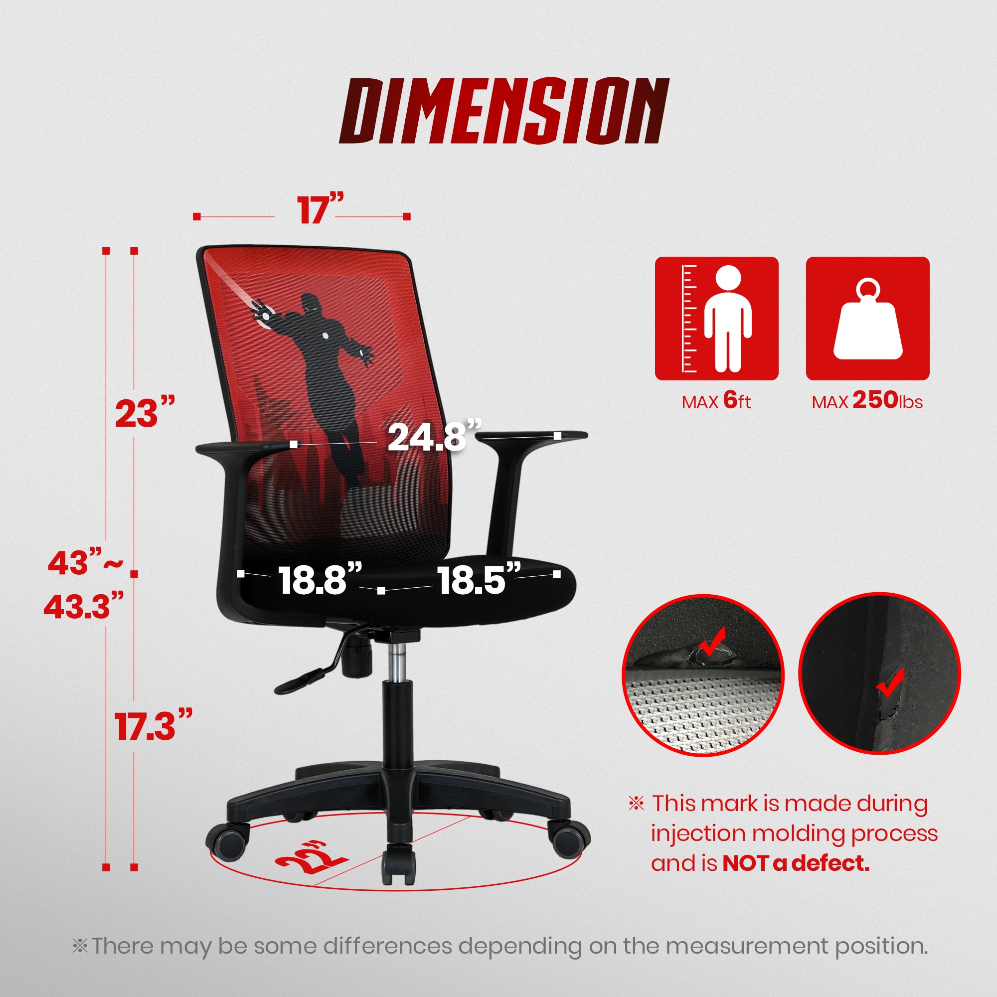 MK10 Iron Man Edition (MV-M10-IM) Neo Chair Office Chair 89.98 Neo Chair