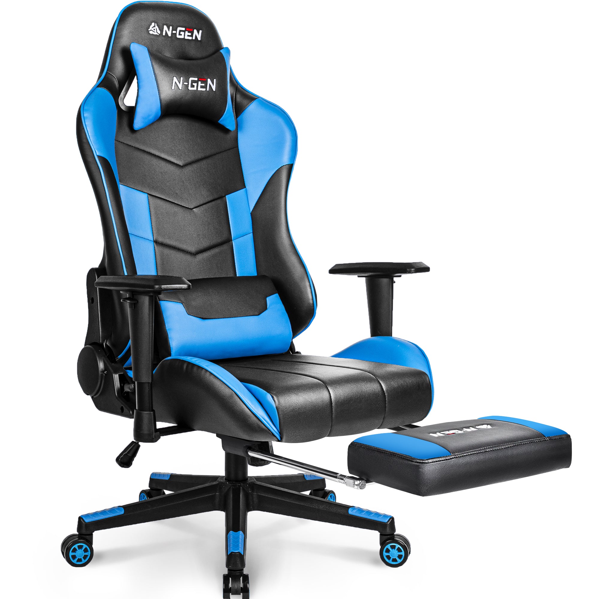 N-GEN Velox Blue[Footrest Ver.] (N1-VLX-BL-R) Neo Chair Gaming Chair 169.98 Neo Chair