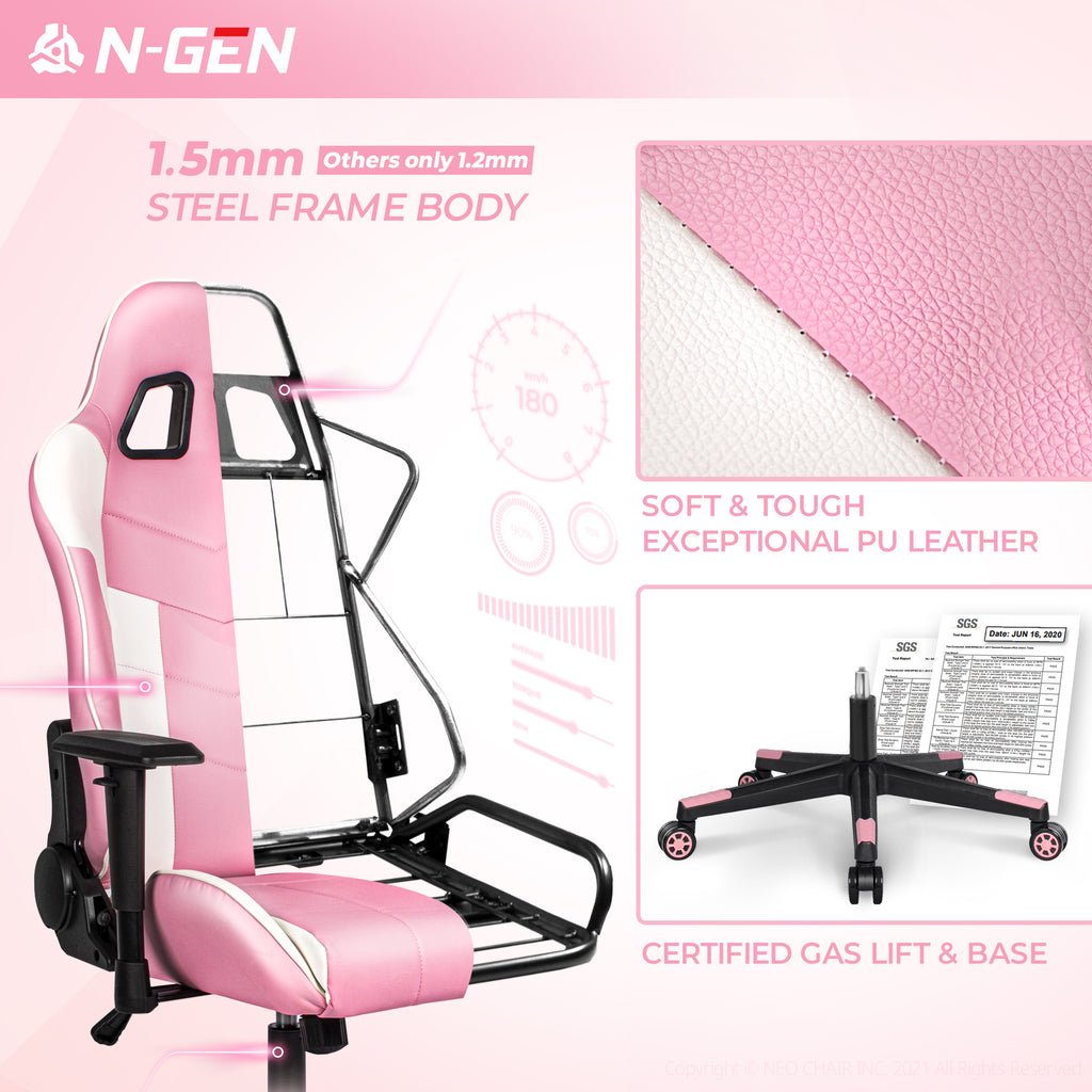 N-GEN Velox Pink (N1-VLX-PK) Neo Chair Gaming Chair 149.98 Neo Chair