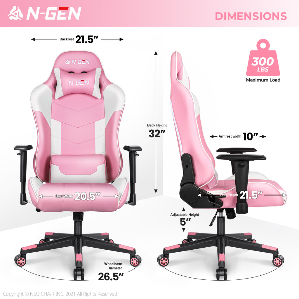 N-GEN Velox Pink (N1-VLX-PK) Neo Chair Gaming Chair 149.98 Neo Chair