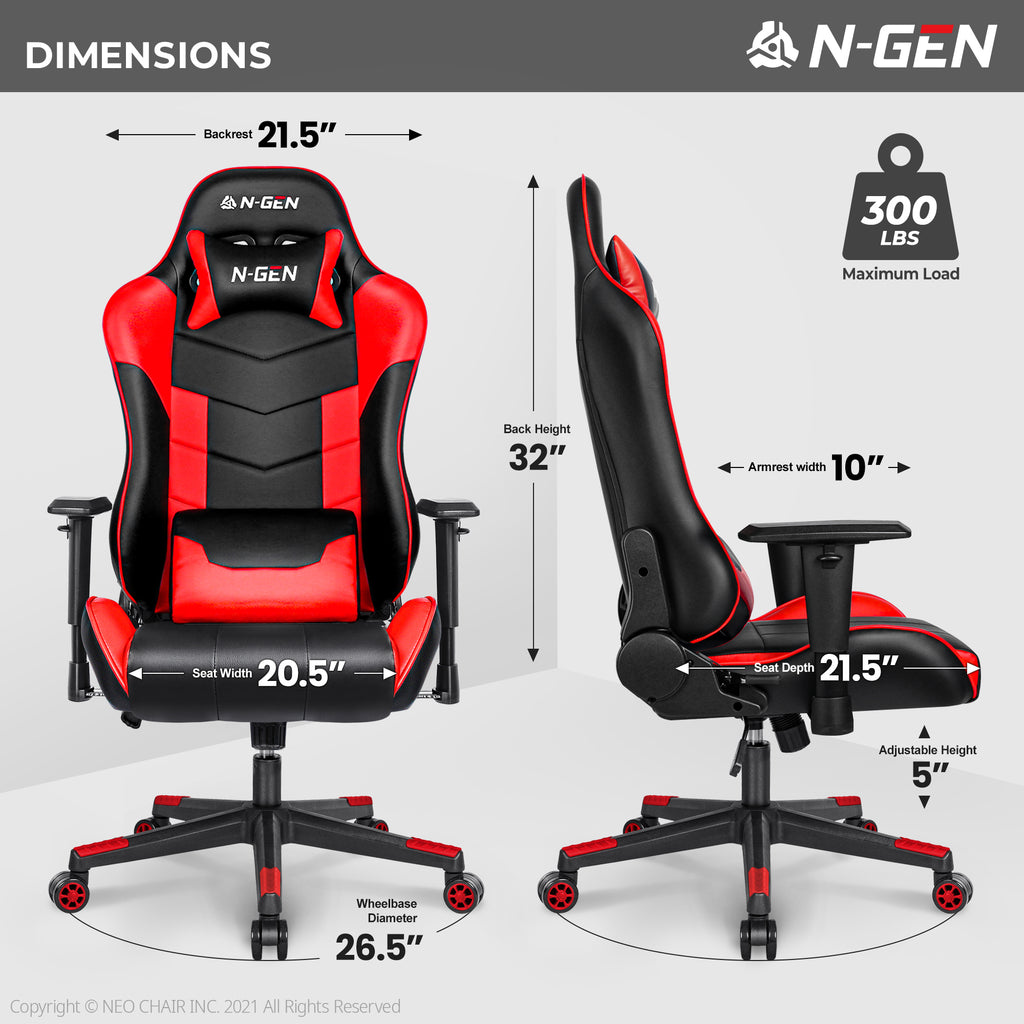 N-GEN Velox Red (N1-VLX-RD) Neo Chair Gaming Chair 149.98 Neo Chair