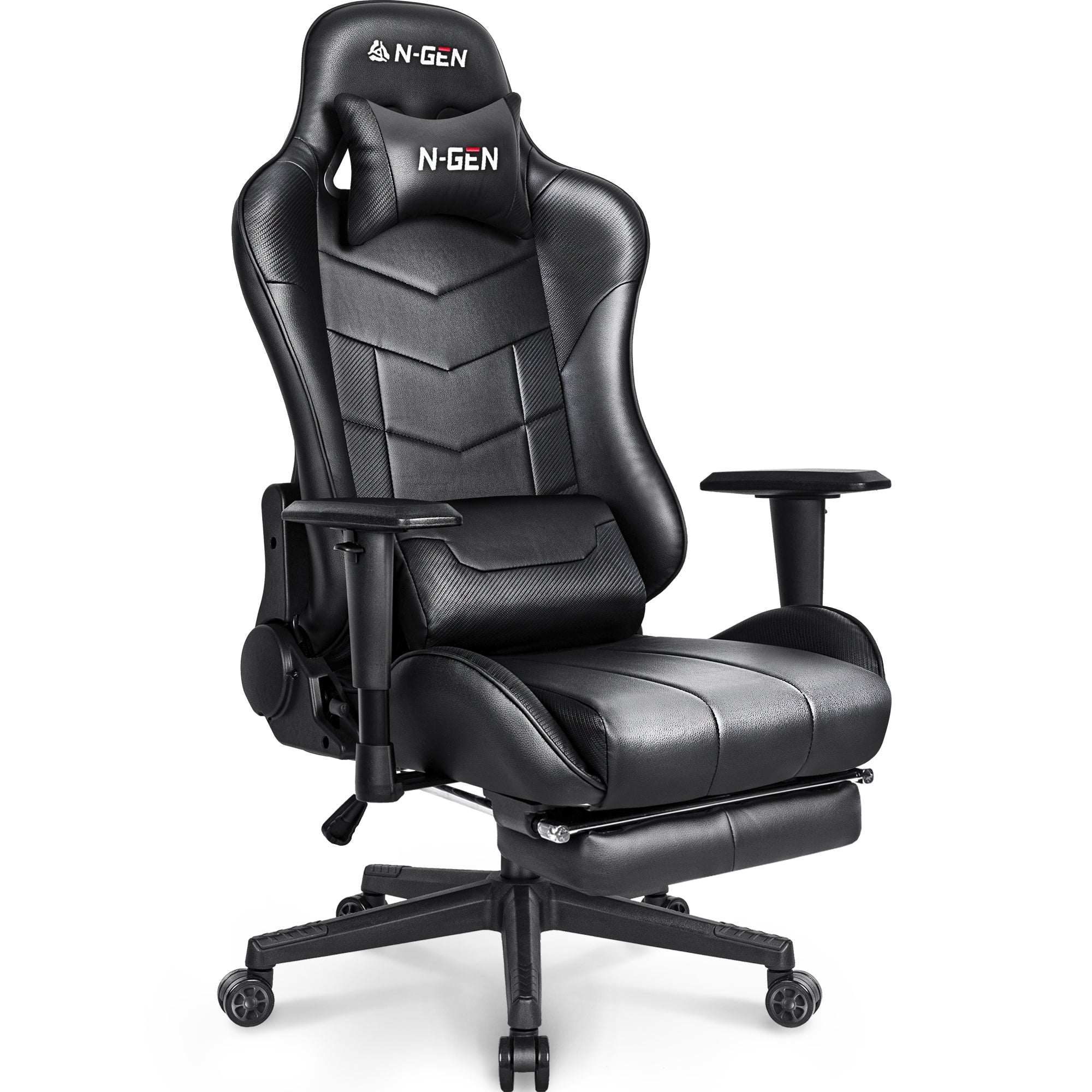 N-GEN Velox Black [Footrest Ver.] (N1-VLX-BK-R) Neo Chair Gaming Chair 159.98 Neo Chair