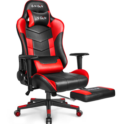 N-GEN Velox Red [Footrest Ver.] (N1-VLX-RD-R) Neo Chair Gaming Chair 169.98 Neo Chair