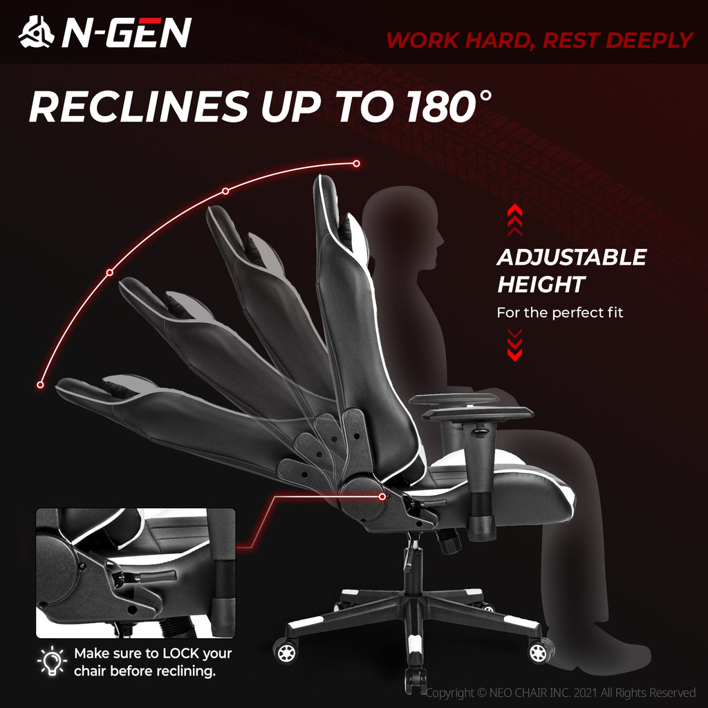 N-GEN Velox White (N1-VLX-WH) Neo Chair Gaming Chair 149.98 Neo Chair